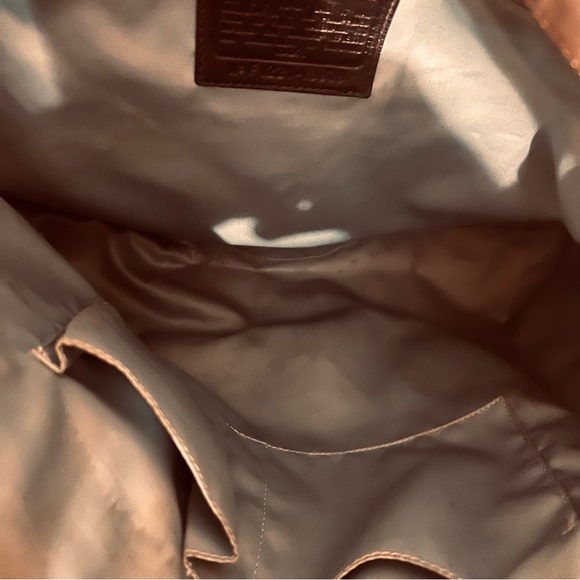 Coach 18979 Black Signature Jacquard Large Handbag - Picture 4 of 6